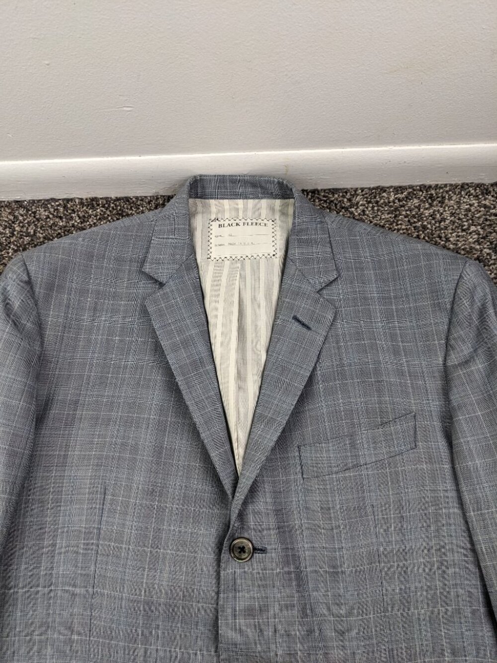 Brooks Brothers Black Fleece Suit Wool Gray Plaid Thom Browne 42R 34x30 *Flaws - Picture 3 of 16